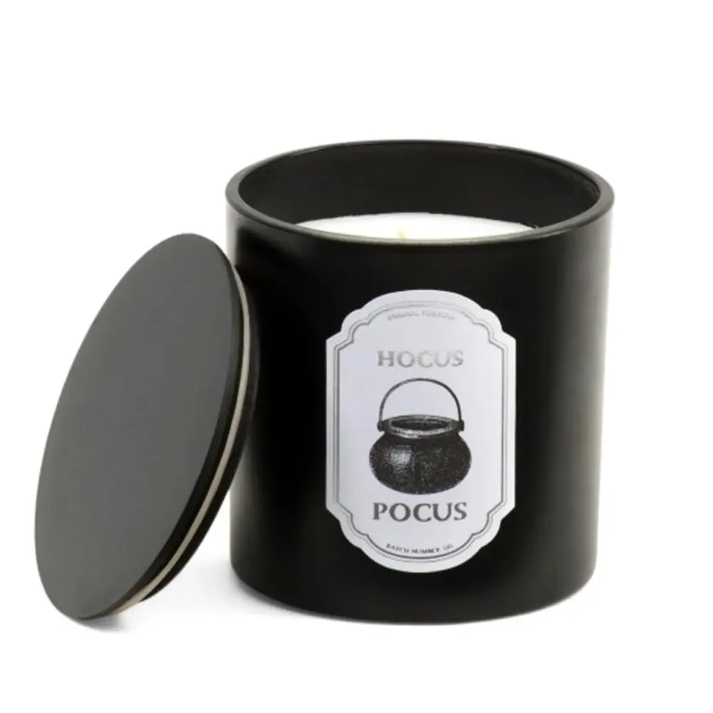 Halloween Hocus Pocus Jar Candle w/ Lid 13.65oz Scented NEW
